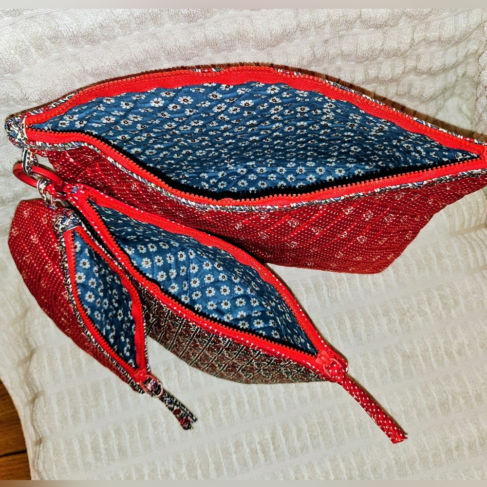 Vera Bradley 3 Pouch Organizer Set in Premium Cotton - Picture 5 of 7